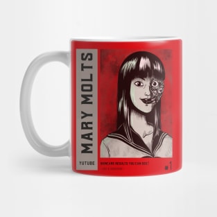 Scary Vintage Japanese Horror Anime "Mary Molts" Mug